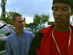 Real inked thug picked up and public fucked outdoors