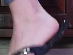 素人, ヨーロピアン, 足フェチ, 一人