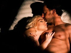 Soverom, Stor rumpe, Stor kukk, Store pupper, Blond, Kukk suging, Bakfra, Tynn