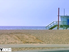 TUSHY Hot Hotel Maid Gets Ass Dominated By A Power Couple