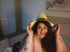 Big Booty Latina Crystal Blue Cosplays as Queen of the Tortas for BBC Doggystyle & Blowjob