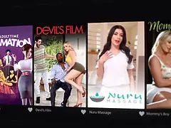 엉덩이, 큰 가슴, 금발의, 잡힌, 다른 인종간의, 레즈비언, 밀프, 엉덩이 때리기