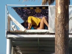 Amatør, Strand, Brunette, Hjemmelavet, Offentlig, Realitet, Sover