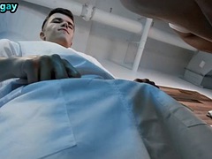 In den arsch, Blasen, Schwul, Massage, Öl, Tätowierung