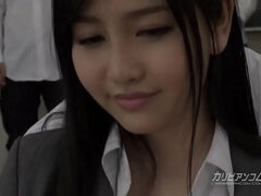 Hot Japanese teacher Risa Onodera gets creampied in steamy classroom sex