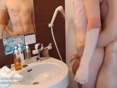 Riding a Muscular Japanese Mans Cock Bareback