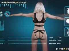 Arsch, Grosser arsch, Grosse titten, Blondine, Blasen, Hundestellung, Handjob, Titten