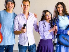 Harmonious Aubry Babcock and Sona Bella at skinny movie