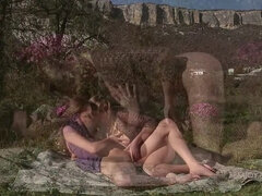 Brunett, Kvinna, Hd, Lesbisk, Utomhus, Solo