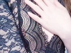 アフリカ人, アジア人, ディルド, 母, 穴開きパンティ, 一人, ストッキング