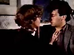 Grosse titten, Blasen, Braunhaarige, Doppelpenetration, Reif, Milf, Titten, Vintage