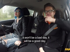 Ass Fuck Sex For Blue Haired Learner Fake Driving School