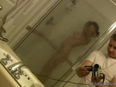 아마추어, 흑갈색 머리, 하드코어, Hd, 빨간 머리, 샤워, 볶다, 청소년