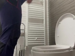 Flaske, Fingring, Hd, Offentlig, Squirting, Toalett