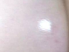 Thick Ass Glistens as I Slather It with Oil, Swaying and Twerking to Tease Every Inch of Your Desire