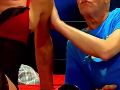 Kukk suging, Par, Runke, Ladyboy, Sexy undertøy, Moden, Røyker, Webkamera