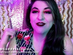 Femdom, gentle whispers, hand sounds