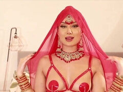 Indian queen with a hot pussy ravaged by a BBC