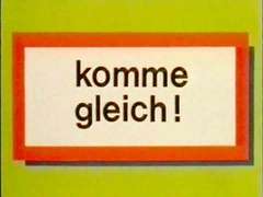 vintage 70s german - Komme gleich! - cc79