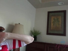 아마추어, 오랄섹스, 핑거링, 기름, 오르가슴, 조그마한, 면도된, 젖가슴