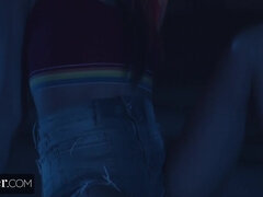 Asijské, Kuřba, Brunetka, Roztomilá, Péro, Na obličej, Seřezání, Kozičky