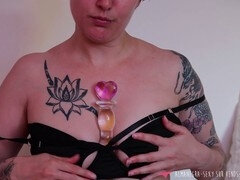 Hot french, shaved pussy, home made