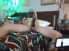 Pumping Uncut Cock, Smoking, Fleshlight, Premature First Cumming, Trying so Hard to Get the Sercond