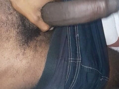Amateur, Negro, Francés, Peludo, Masturbación, Pov, Solo