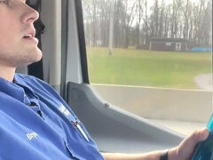 Driving and Fucking a Toy My Boss Bought Me