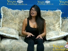 Beautiful Latina - Big Breasts Casting In Vegas - Sucking Cock - Hard Fucking with Anal Plug - Bareback Bondage Orgasm - Latina