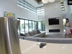 Babá, Boquete, Morena, Transar de quatro, Cavalgar, Magrinha, Apertado, Tetas