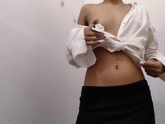 18, Žena, Prstovanie, Indické, Masturbácia, Drobunké, Pička, Teenka