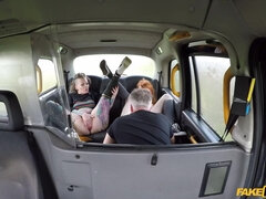 John Bishop screws two crazy punk chicks in his car