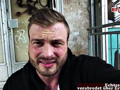 Tysk, Hardcore, Läder, Milf, Utomhus, Prostituerad, Offentlig, Kort hår