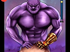 Captain Marvel gets fucked by Thanos