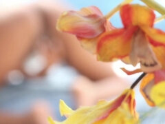 Ebony Ivy Sherwood pleasuring herself solo video