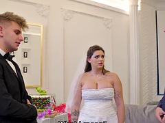 デカパイ, 結婚, 茶髪の, ぽちゃ, ヨーロピアン, 下着, タトゥー