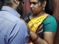 Mallu Hot Girl Half Saree Romance with Lip Lock, Desi Malayali Girl Half Saree Hot Romance with Lip Lock, Mallu Couple Hot Kiss