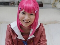 Asiatique, Gode, Japonaise, Adolescente, Jouets