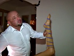 Tekintélyes didik, Szőke, Európai, Kőkemény, Tini, Begyek