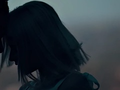 큰 음경, 흑갈색 머리, 잡년, 청소년, 젖가슴