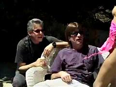 Asiatica, Tette grandi, Pompino, Cinese, Schizzo di sborra, All'aperto, Tette