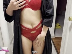 Horny mature woman dreams of getting impregnated by a delivery guy!