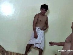 Asijské, Stříkání spermatu, Na obličej