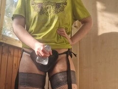 Enthousiasteling, Anaal, Dominatie, Dominante vrouw, Huisgemaakt, Meesteres, Alleen, Speelgoed