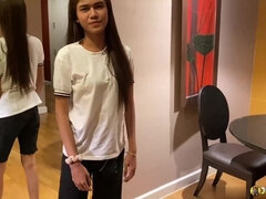 18 jahre, Asiatisch, Blasen, Besamung, Zierlich, Pov, Muschi, Titten