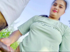 Amador amadora, Casal, Namorada, Indianoa, Ao ar livre cartaz de rua outdoor, Cavalgar, Tetas