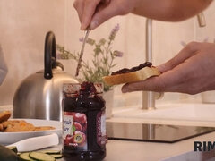 Μελαχροινή, Φετιχ, Σκληρό, Ηδ, Γλείψιμο, Γλειφοκώλι, Ξυρισμένη, Βυζιά