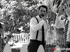 Pleasureville: A DP XXX Parody Episode 2 with busty brunette MILF with fake tits Alexis Fawx