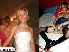 Brides dressed and undressed60fps - Homemade Sex